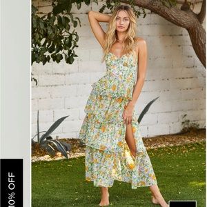 ASTR Mid-summer floral midi dress, XS